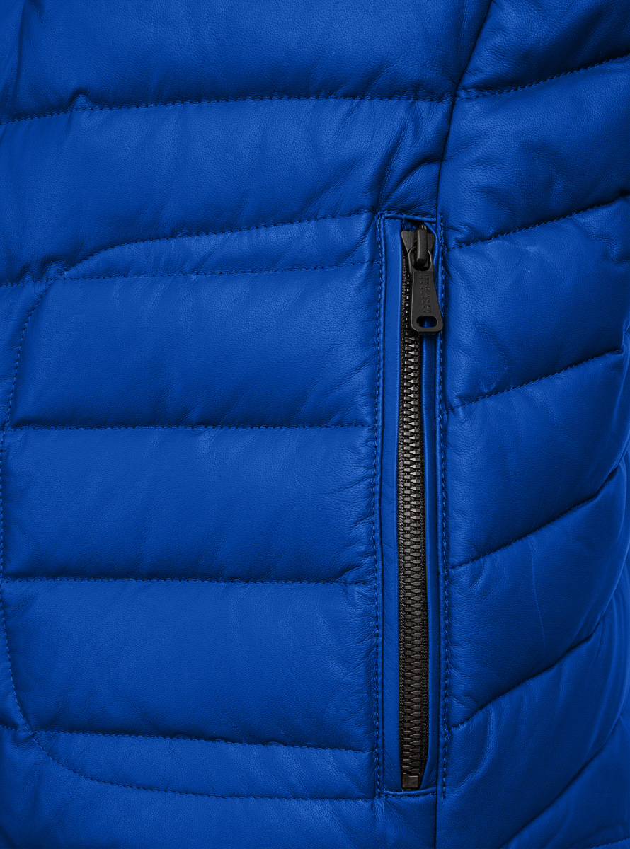 Heinz Bauer Cabriolederweste Monoposto trueblue