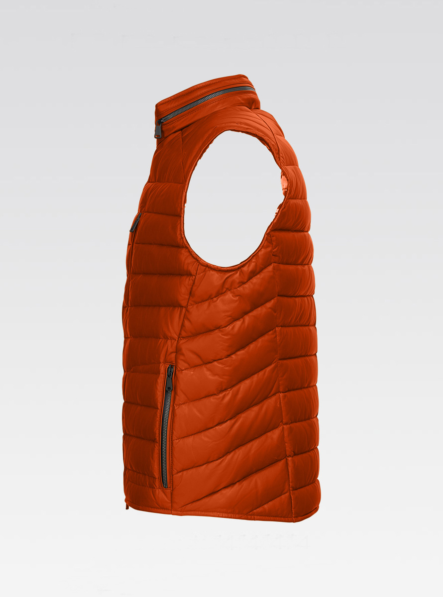 Heinz Bauer Cabriolederweste Monoposto orange