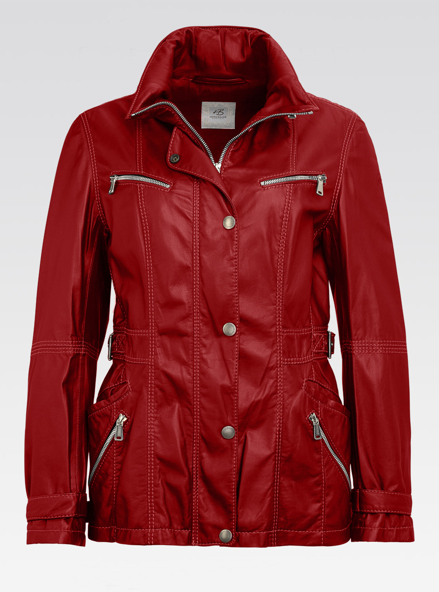 Heinz Bauer Cabriojacke Bluefire rot