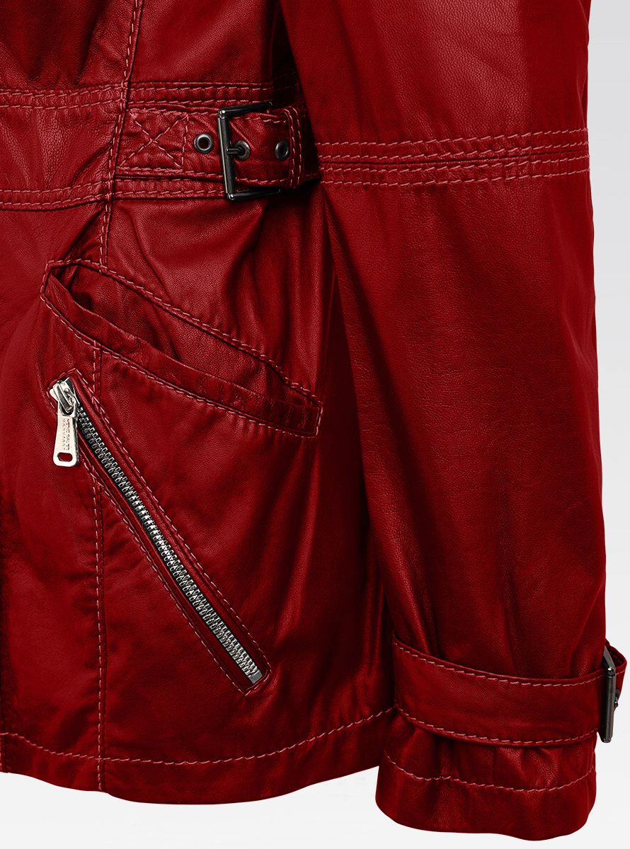 Heinz Bauer Cabriojacke Bluefire rot