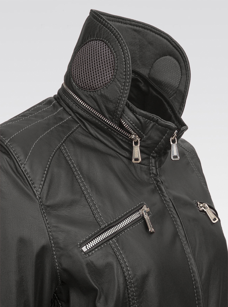 Heinz Bauer Cabriolederjacke Top Gear schwarz