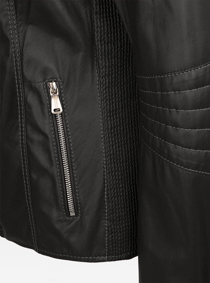 Heinz Bauer Cabriolederjacke Top Gear schwarz