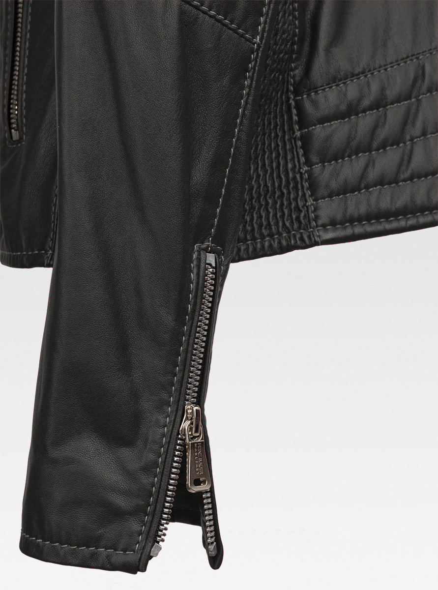 Heinz Bauer Cabriolederjacke Top Gear schwarz