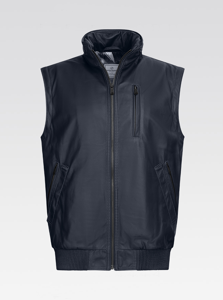 Heinz Bauer Cabriolederjacke Gruman marine