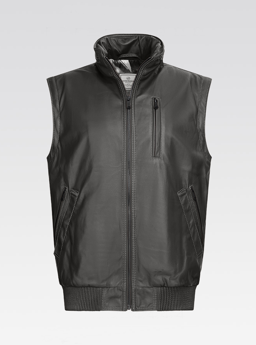 Heinz Bauer Cabriolederjacke Gruman schwarz