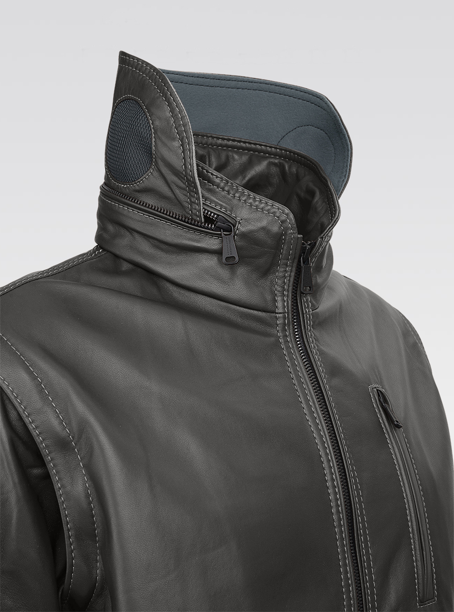 Heinz Bauer Cabriolederjacke Gruman schwarz