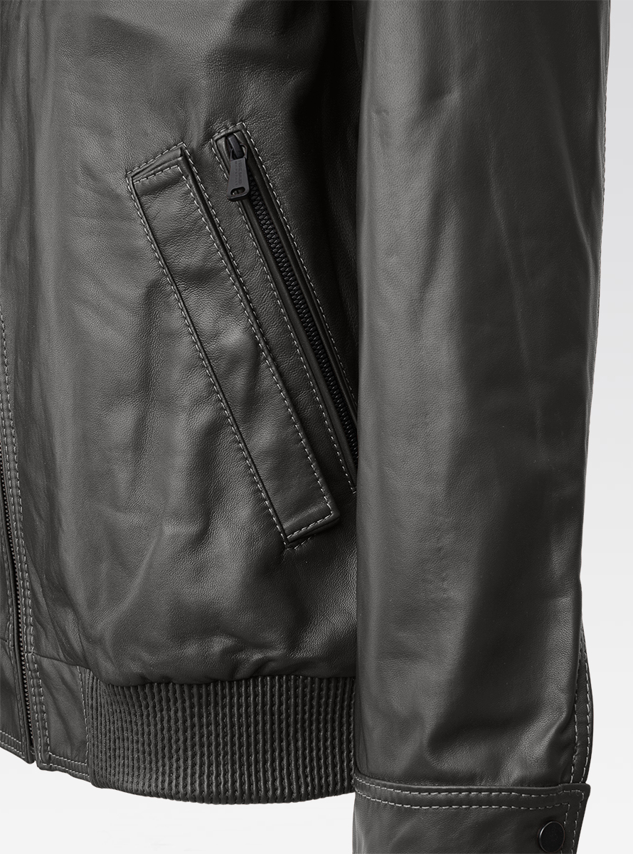Heinz Bauer Cabriolederjacke Gruman schwarz