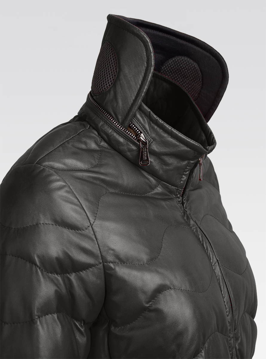 Heinz Bauer Cabriolederjacke Monterey schwarz