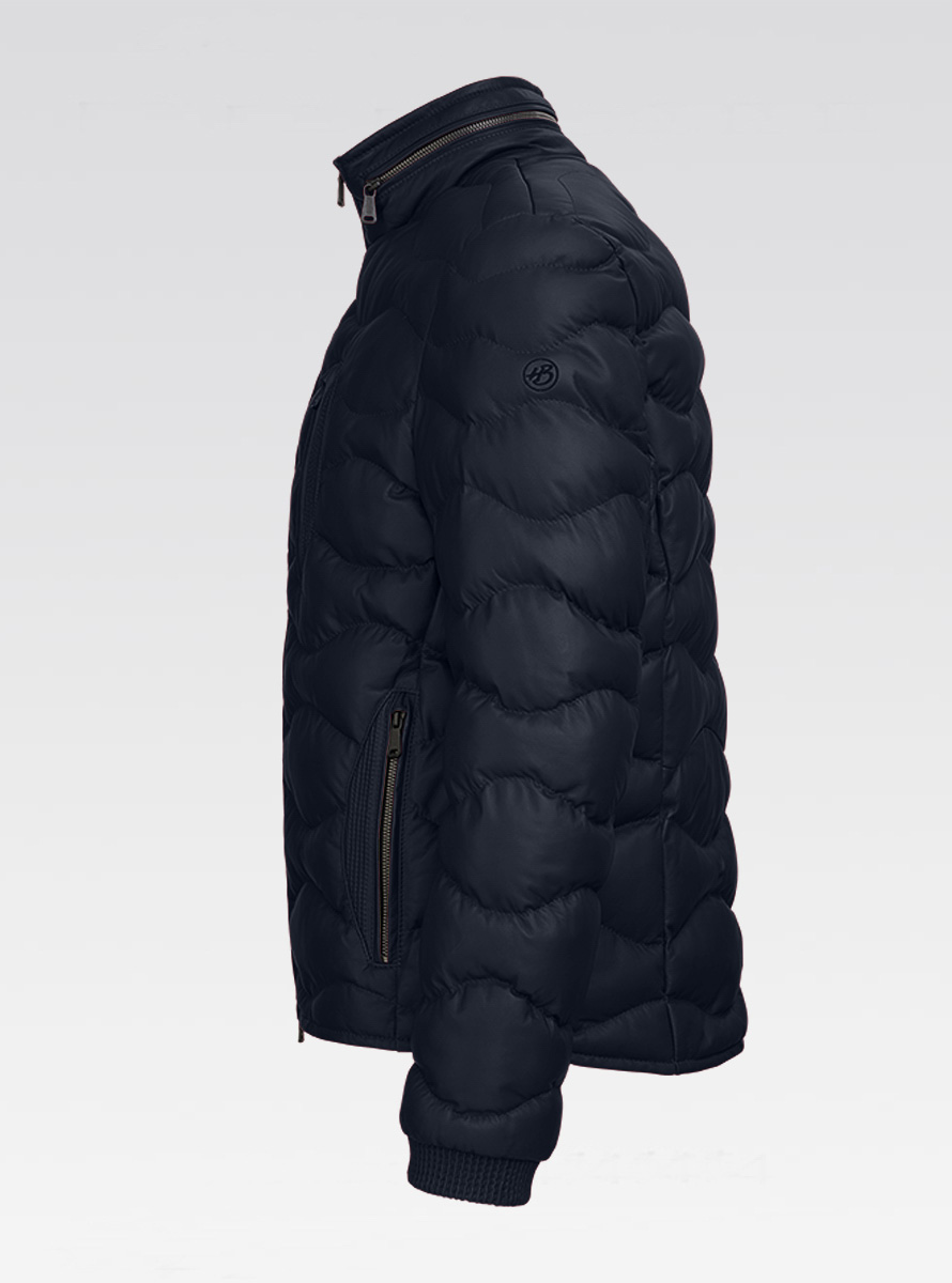 Heinz Bauer Cabriolederjacke Nürburg marine