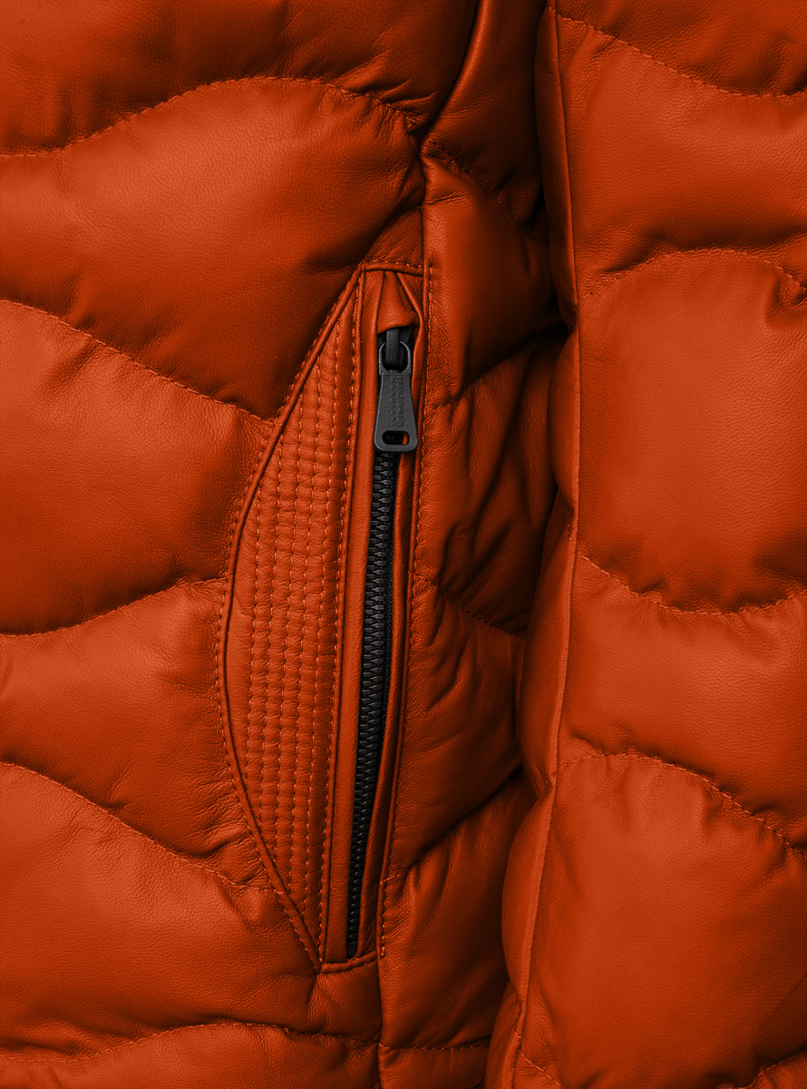 Heinz Bauer Cabriolederjacken Nürburg orange