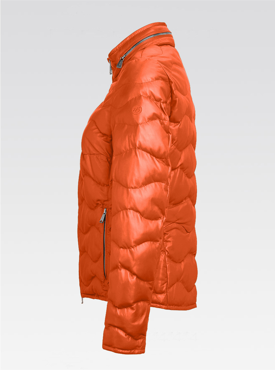 Heinz Bauer Cabriolederjacke Monterey orange
