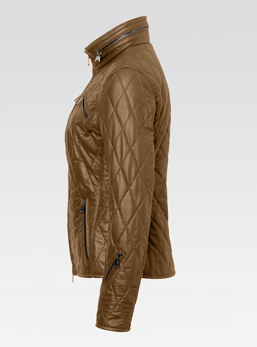 Heinz Bauer Cabriolederjacke Virginia bronze
