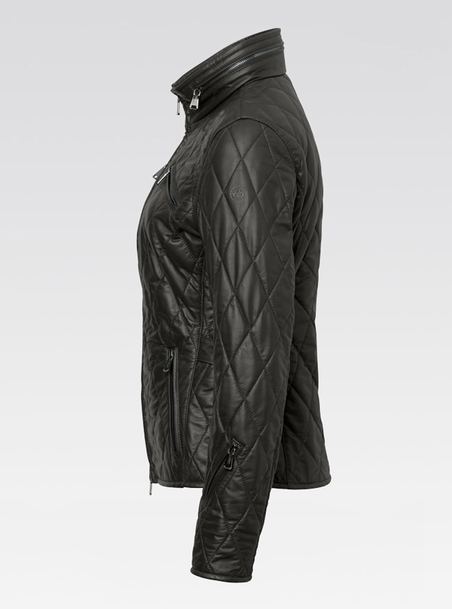 Heinz Bauer Cabriolederjacke Virginia schwarz