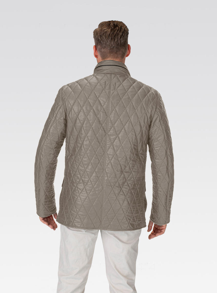 Heinz Bauer Lederjacke / Cabriojacke - Modell Lancaster in avocado