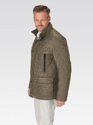 Heinz Bauer Lederjacke Modell Lancaster avocado