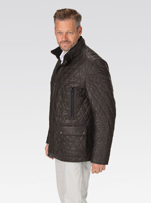 Heinz Bauer Lederjacke Modell Lancaster braun