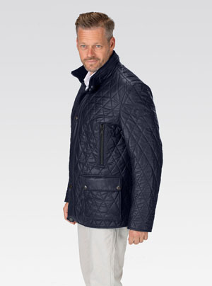 Heinz Bauer Lederjacke Modell Lancaster dunkelblau