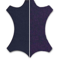 Lederkombination Navy navy