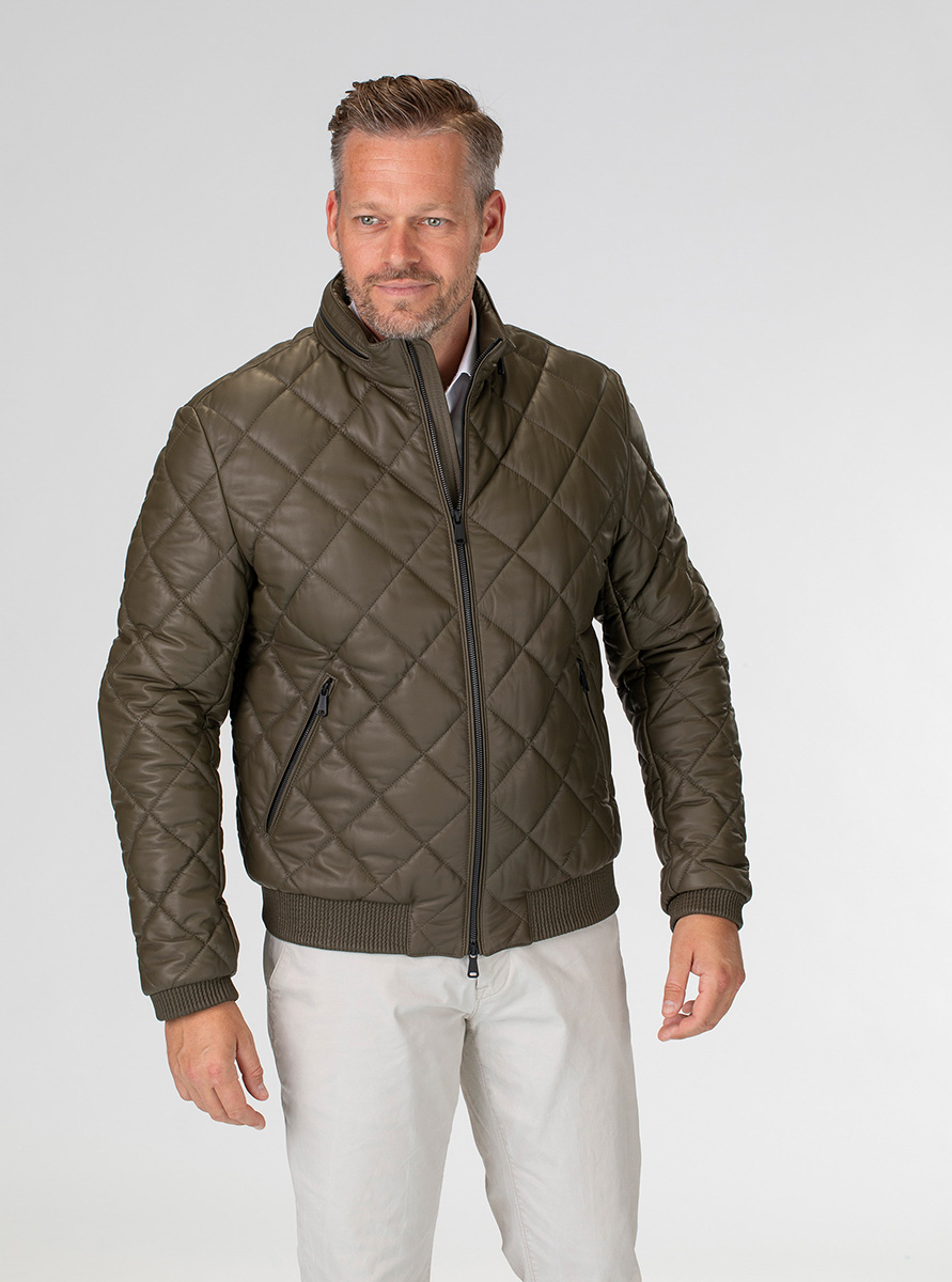 Heinz Bauer Cabriolederjacke Estoril avocado
