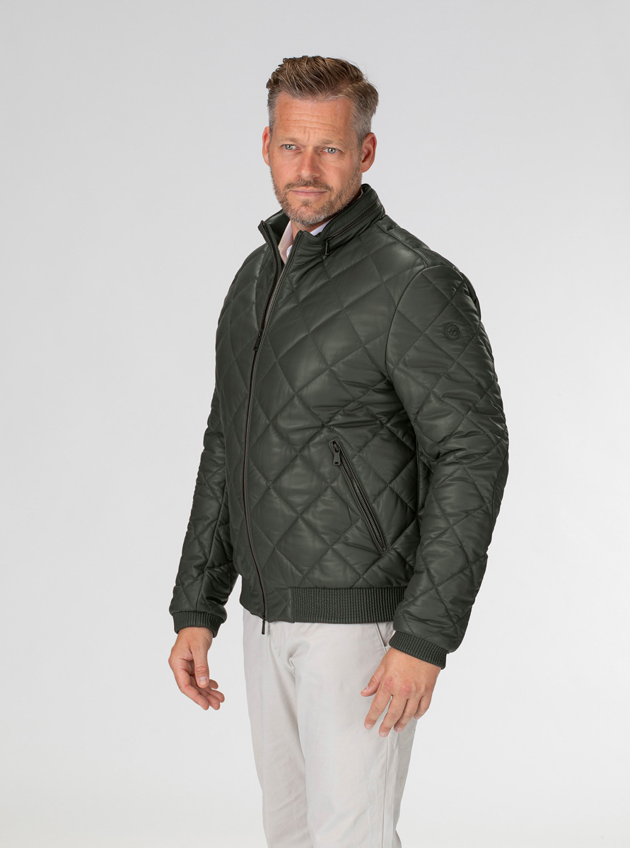 Heinz Bauer Cabriolederjacke Estoril oliv