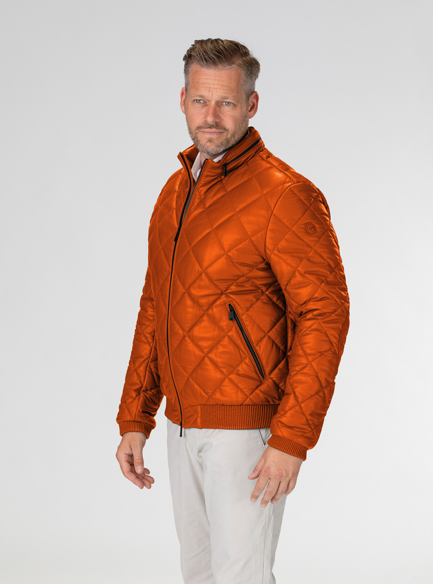 Heinz Bauer Cabriolederjacke Estoril orange