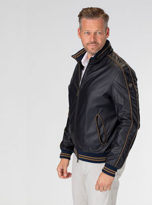 Heinz Bauer Lederjacke LS Racing