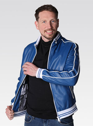 Heinz Bauer Lederjacke LS Racing