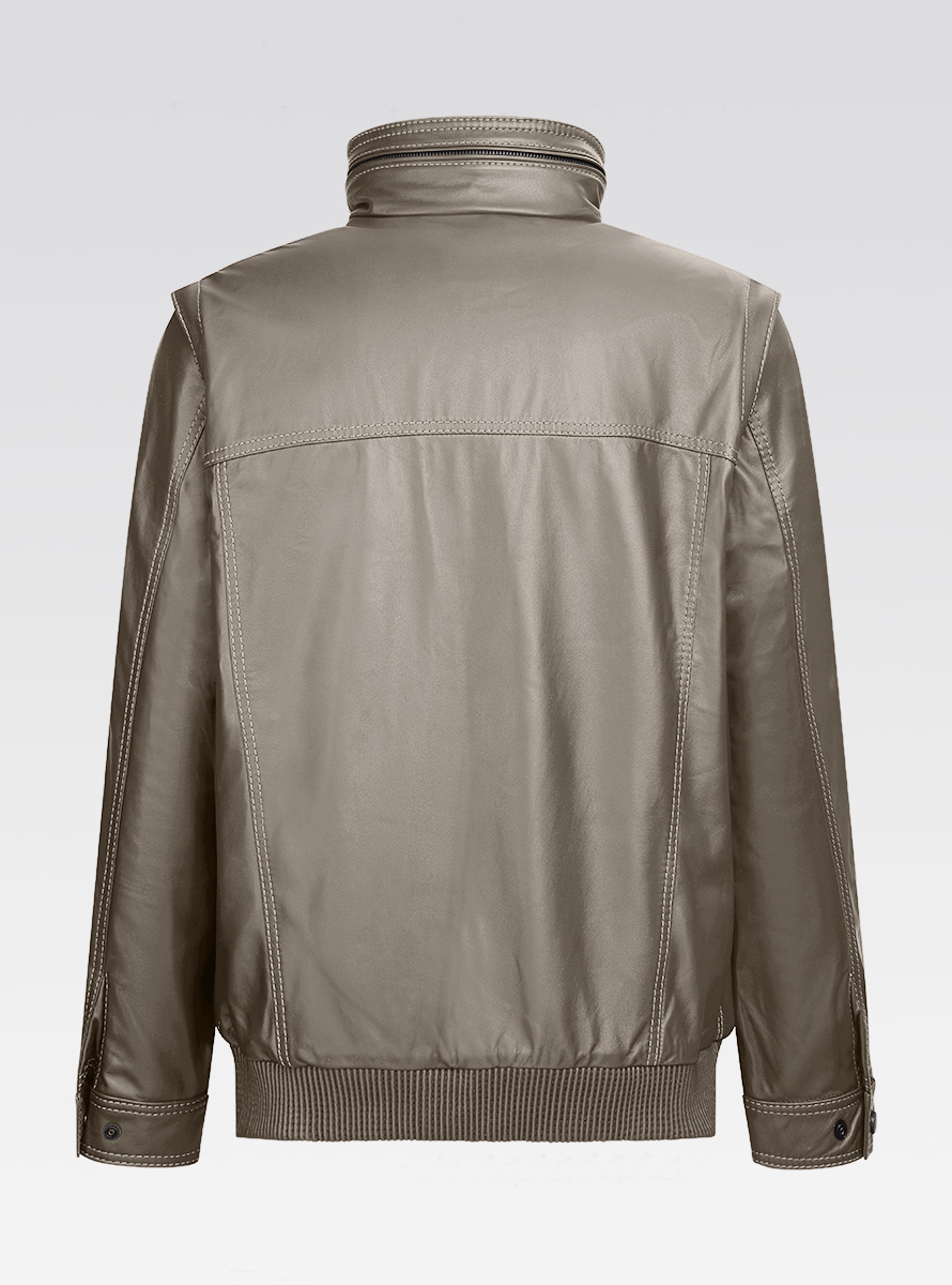 Heinz Bauer Cabriolederjacke Gruman moongrey