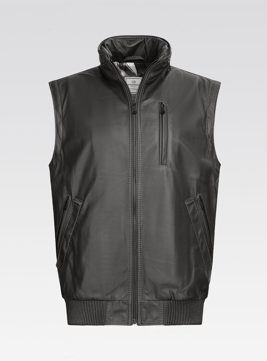 Heinz Bauer Cabriolederjacke Gruman schwarz