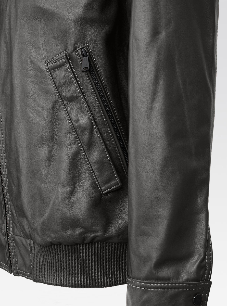 Heinz Bauer Cabriolederjacke Gruman schwarz