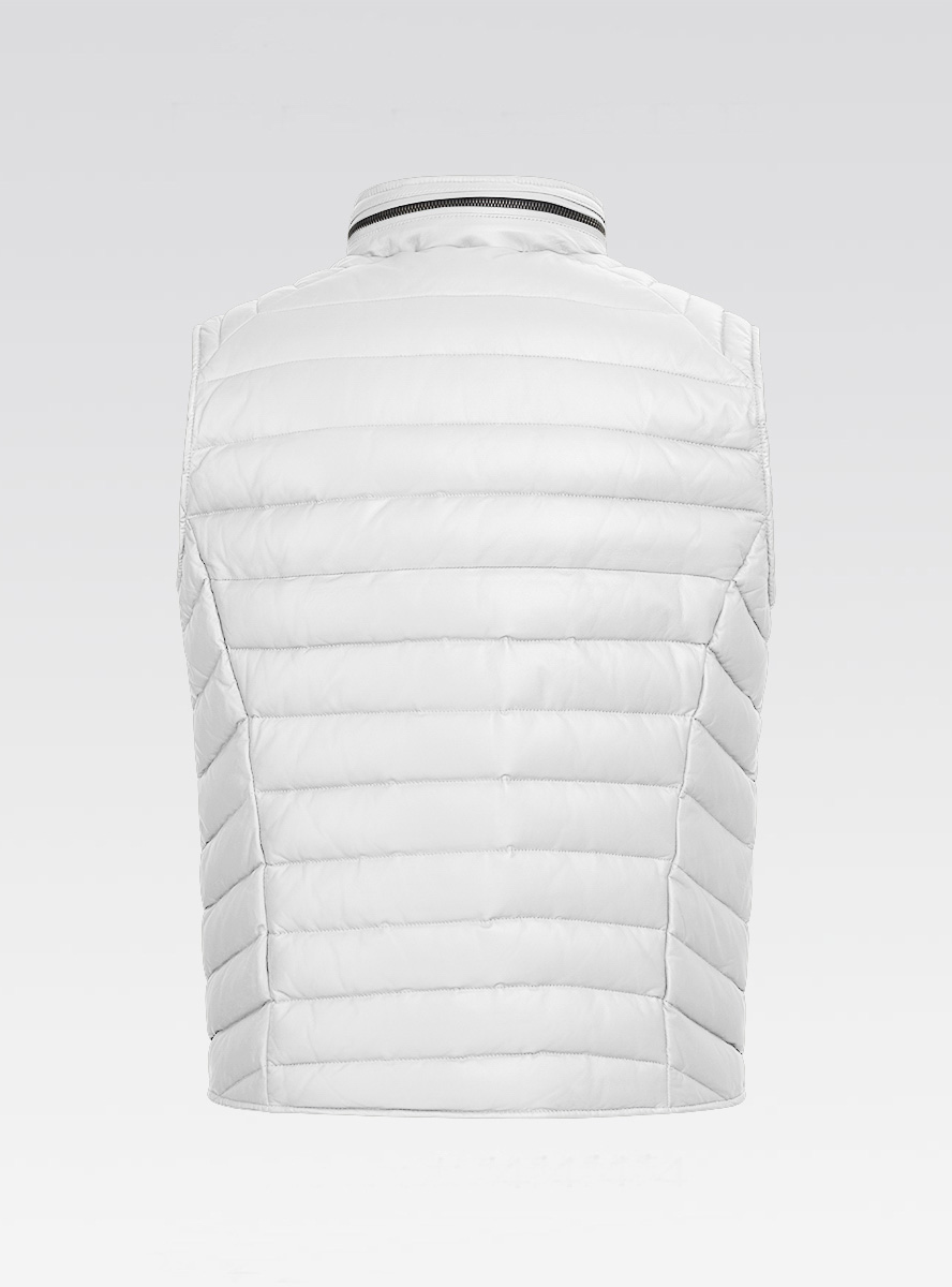 Heinz Bauer Cabriolederjacke Monoposto weiss