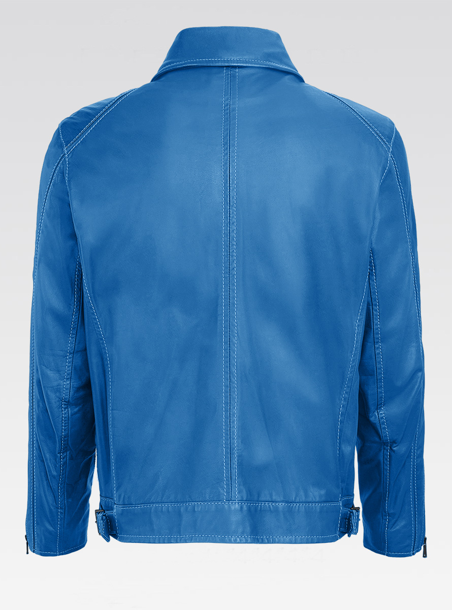 Heinz Bauer Cabriolederjacke Roadman true blue