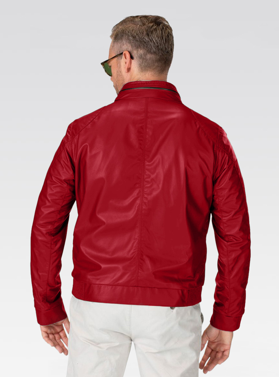 Heinz Bauer Cabriolederjacke Roadstar rot