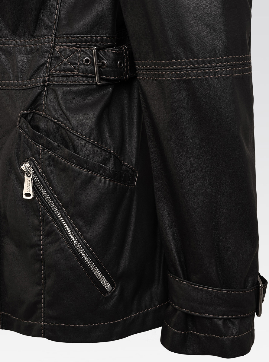 Heinz Bauer Cabriojacke Blue Fire schwarz