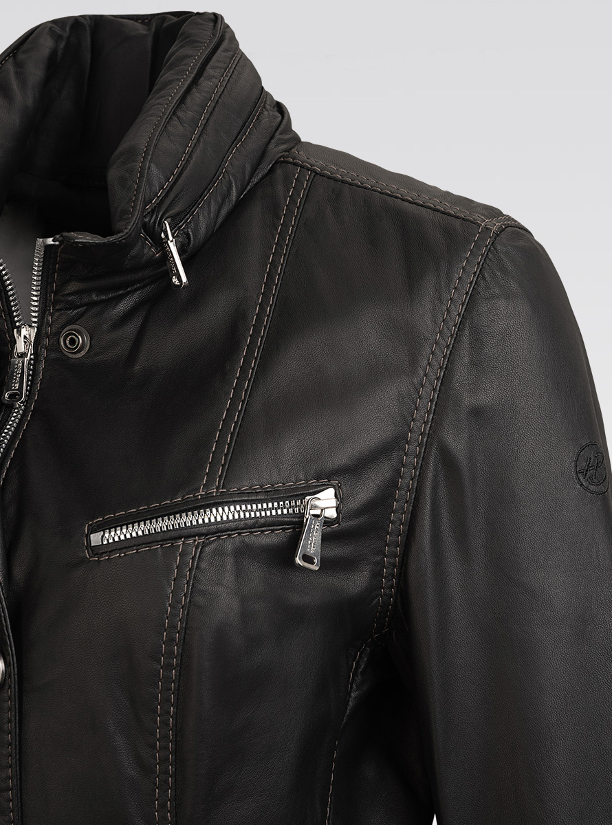 Heinz Bauer Cabriojacke Blue Fire schwarz
