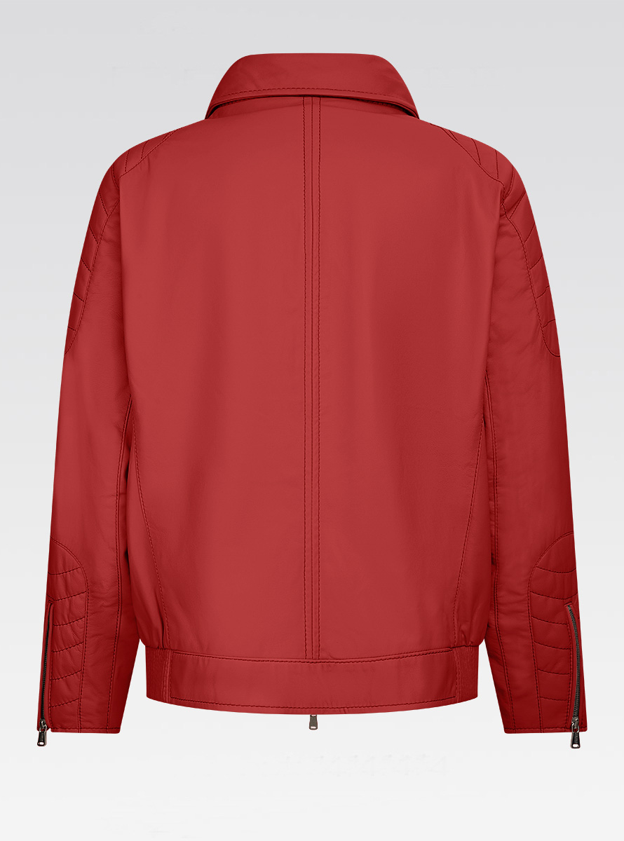Heinz Bauer Cabriojacke Sebring lamm rot