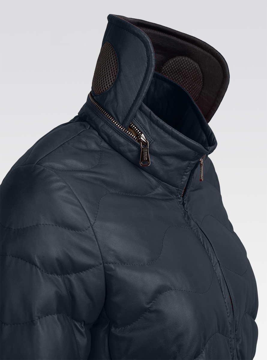 Heinz Bauer Cabriolederjacke Monterey dunkelblau