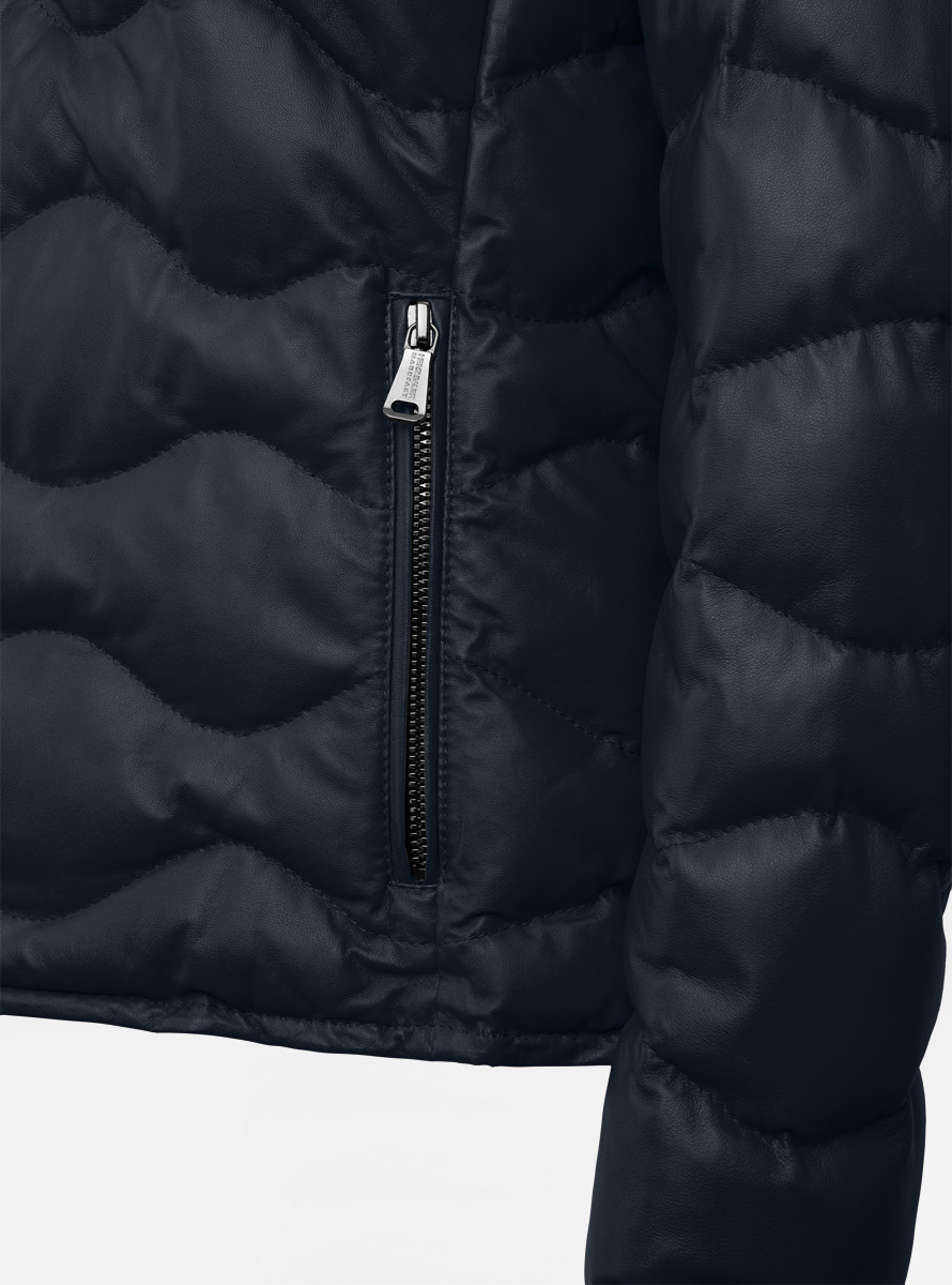 Heinz Bauer Cabriolederjacke Monterey dunkelblau
