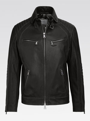 Heinz Bauer Lederjacke Sao Paulo in schwarz