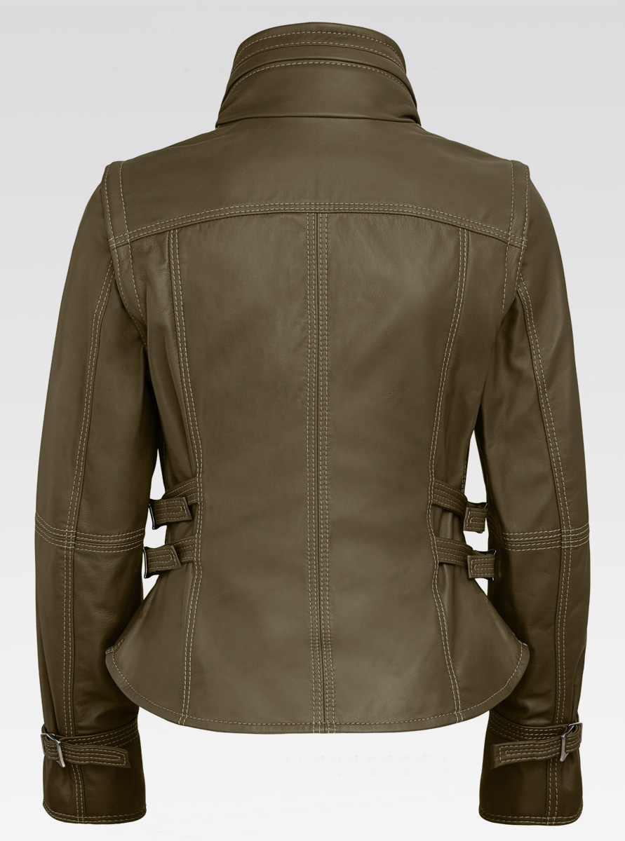 Heinz Bauer Cabriojacke Scarf avocado