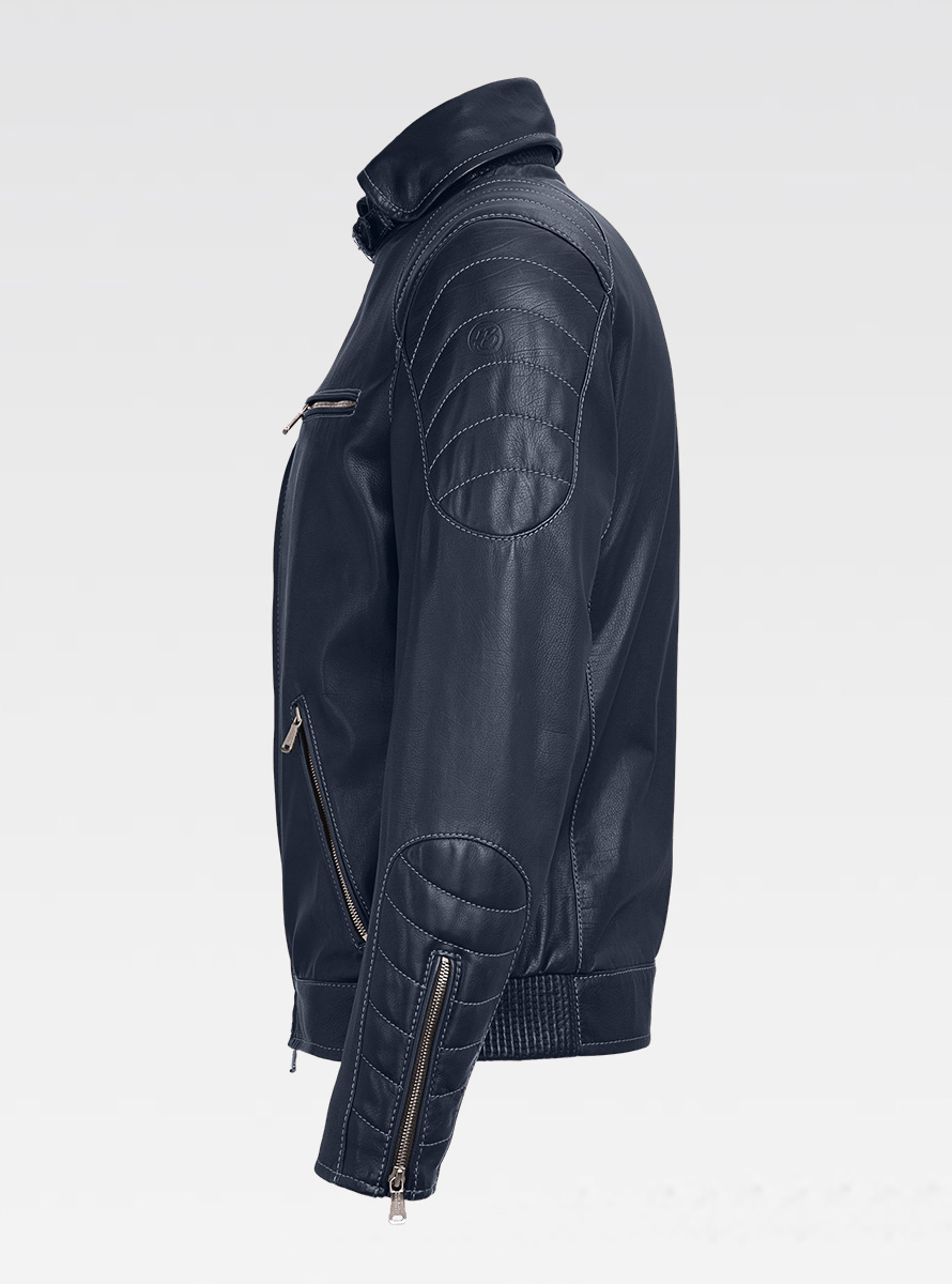 Heinz Bauer Cabriojacke Sebring Kalb marine