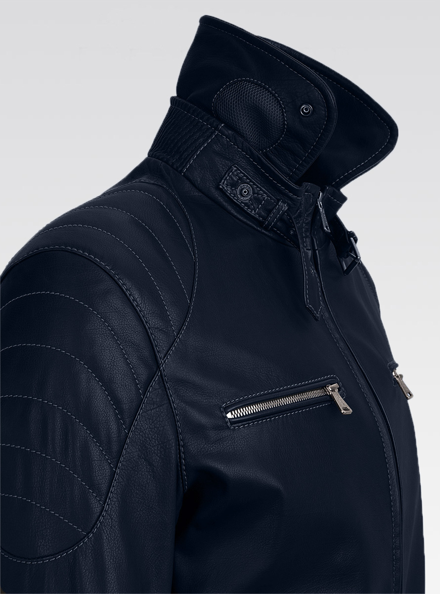 Heinz Bauer Cabriojacke Sebring Kalb marine