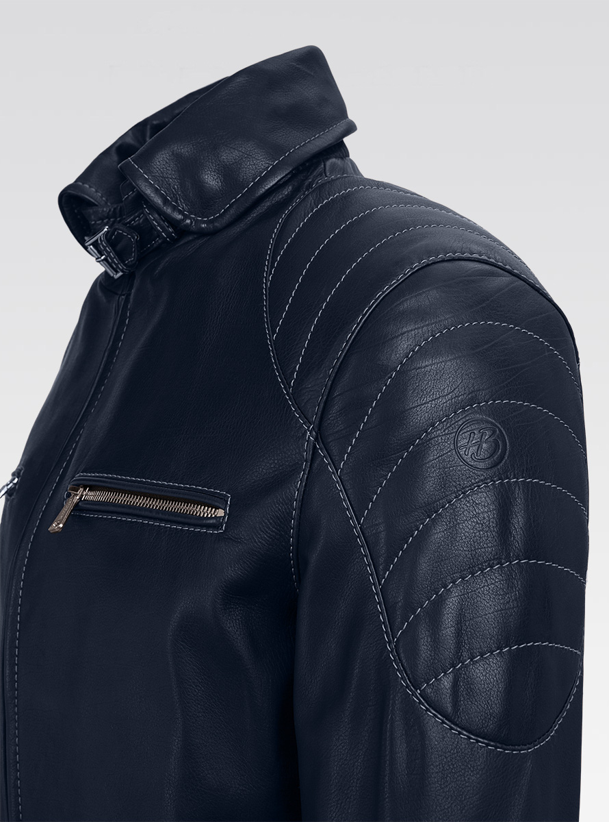 Heinz Bauer Cabriojacke Sebring Kalb marine