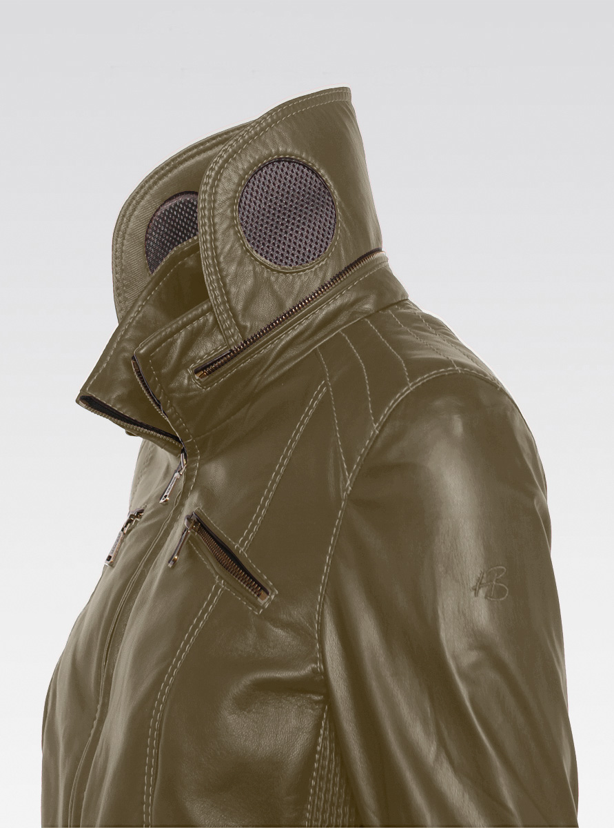 Heinz Bauer Cabriolederjacke Top Gear avocado