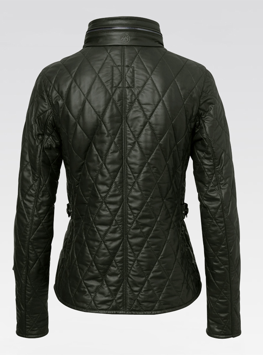 Heinz Bauer Cabriolederjacke Virginia oliv