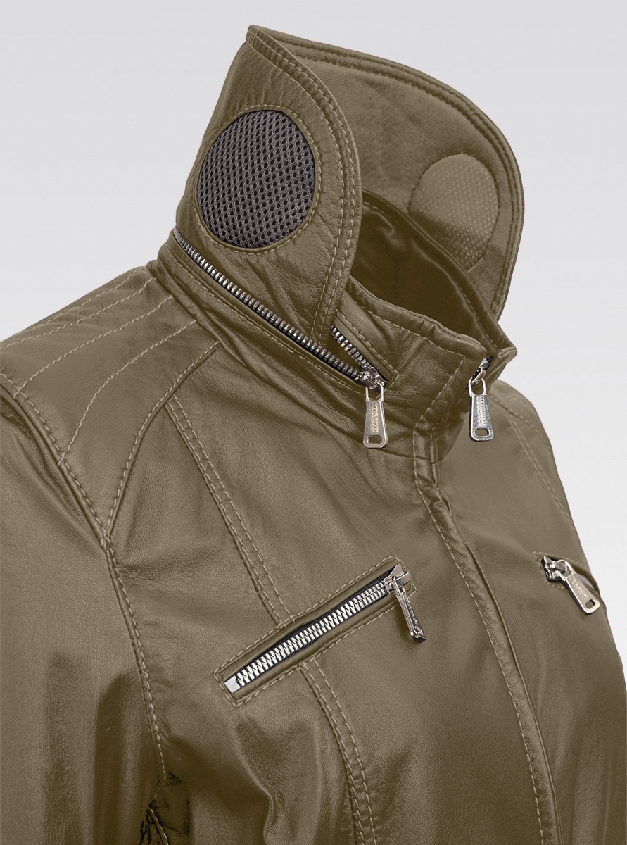 Heinz Bauer Cabriolederjacke Top Gear avocado