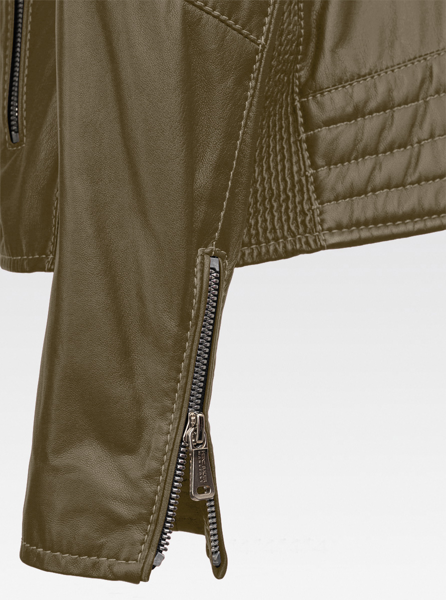 Heinz Bauer Cabriolederjacke Top Gear avocado