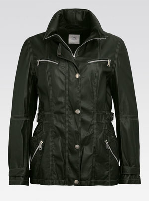 Heinz Bauer Lederjacke für Damen - Model Bluefire in marine
