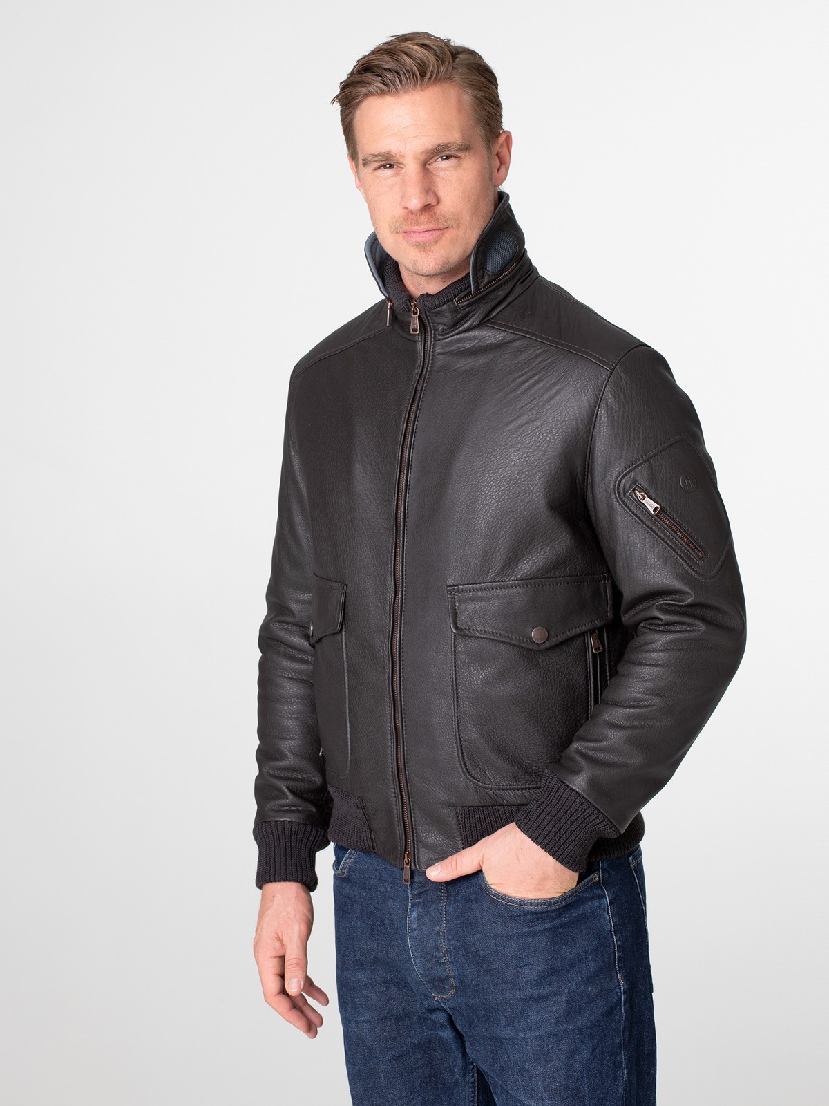 Heinz Bauer Cabriojacke Goodwood braun