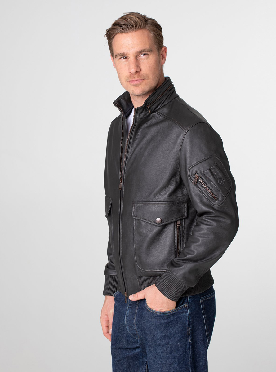 Heinz Bauer Cabriojacke Silverstone braun